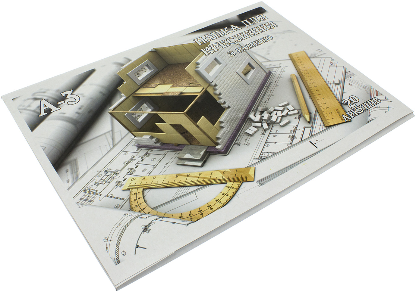 Папка для кресл. А3 з рамкою (20арк./150) №00197/Фолдер/(10) — фото товару | Канцелярський Сад