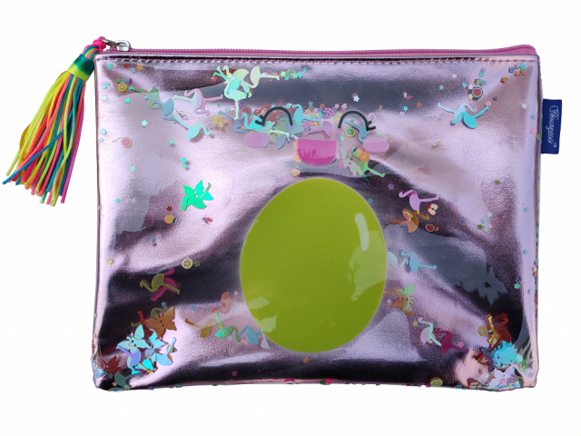 Папка А4 №WB-2061 на блиск. рожева — фото товару | Канцелярський Сад