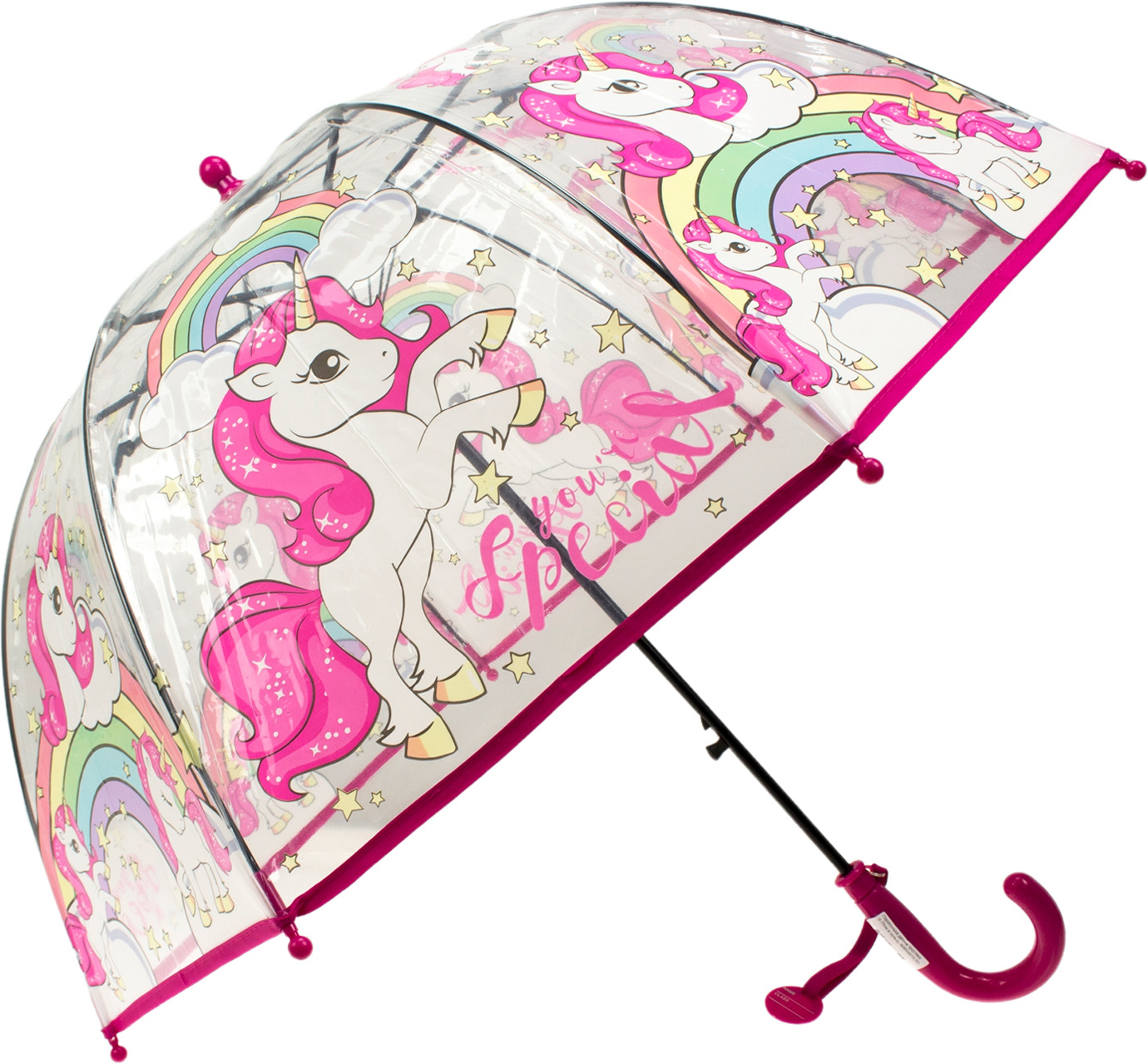 Парасолька дитяча тростина d-70см,в кульку, 3 види №МК4910(30) — фото товару | Канцелярський Сад