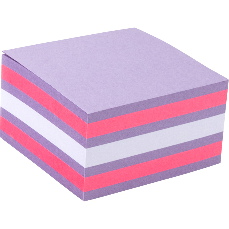 Блок/зам. липк. краєм 75х75мм 450арк. "Axent" асорті-3 №2326-63(12) — фото товару | Канцелярський Сад