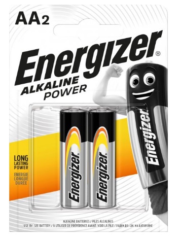 Батарейки Energizer Alkaline Power LR-06/блістер 2шт(24) — купити | Канцелярський Сад