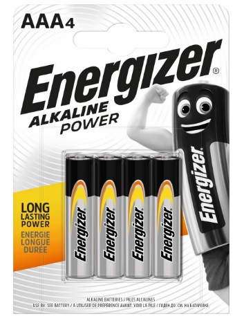 Батарейки Energizer Alkaline Power LR-06/блістер 4шт(24) — купити | Канцелярський Сад