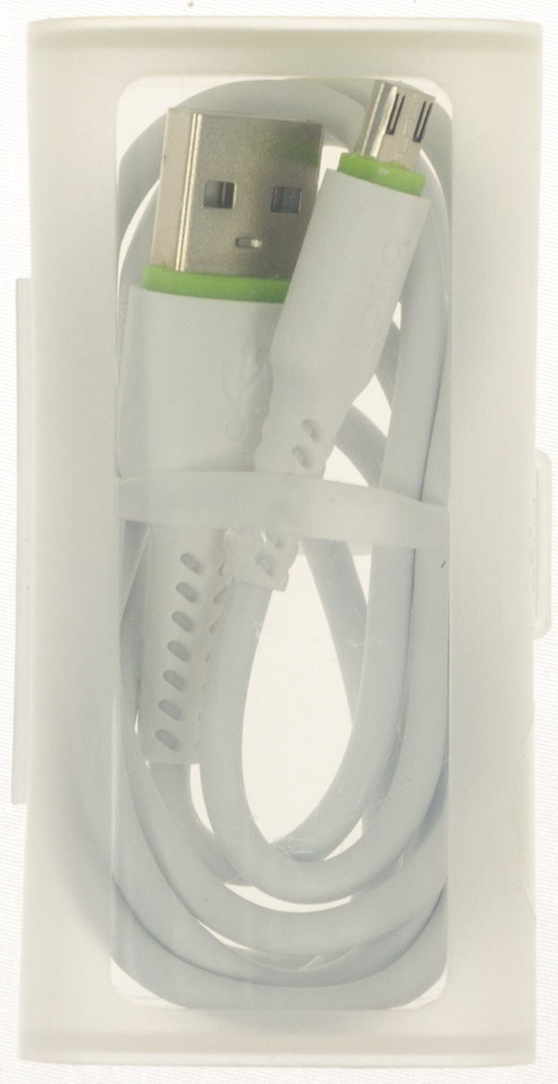 Кабель USB > microUSB Budi 2.4A 1м в тубусі №158M/Breidon/ — фото товару | Канцелярський Сад