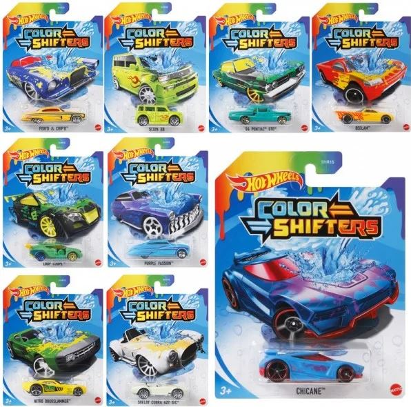 Машинка "Зміни колір",в асорт.,на планшеті №BHR15/ Hot Wheels/(16) — фото товару | Канцелярський Сад