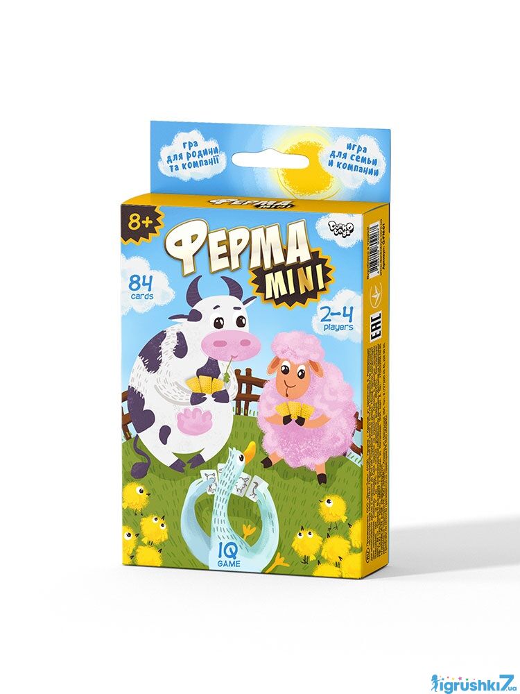 Гра "Ферма Mini" розвиваюча №G-FM-01/DankoToys/(16)(32) — фото товару | Канцелярський Сад