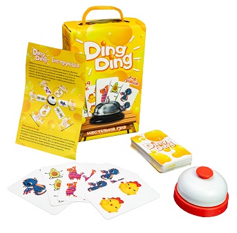 Гра наст. "Ding ding" в кор-ці,12х18,7х4,8см №30324/Strateg/(22) — фото товару | Канцелярський Сад