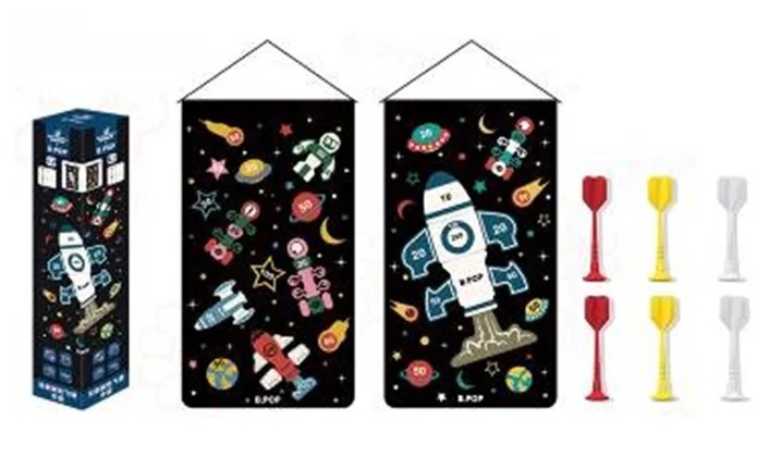 Дартс магнітний тканинний з 6 дротиками,в кор-ці №373 (24) КІ — купити | Канцелярський Сад