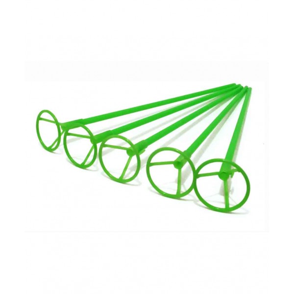 Паличка 50см з кріпленням для кульки фольгов.,зелена №883204/Pelican/(1)(50)(2000) — фото товару | Канцелярський Сад