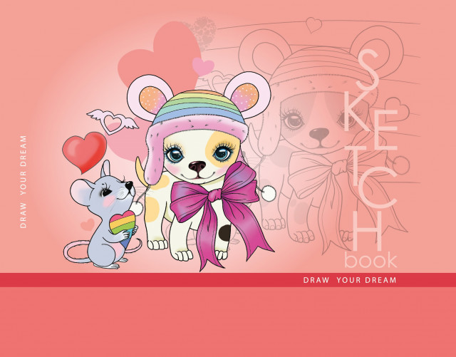 Скетчбук 48/100 А6 б/лін. мат.лам.№7БЦ/БК208/20/21601/Мандарин/(16) — фото товару | Канцелярський Сад