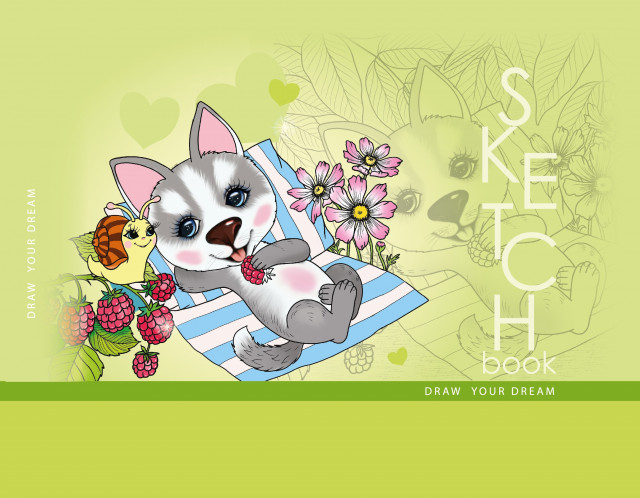 Скетчбук 48/100 А6 б/лін. мат.лам.№7БЦ/БК208/24/21605/Мандарин/(16) — фото товару | Канцелярський Сад