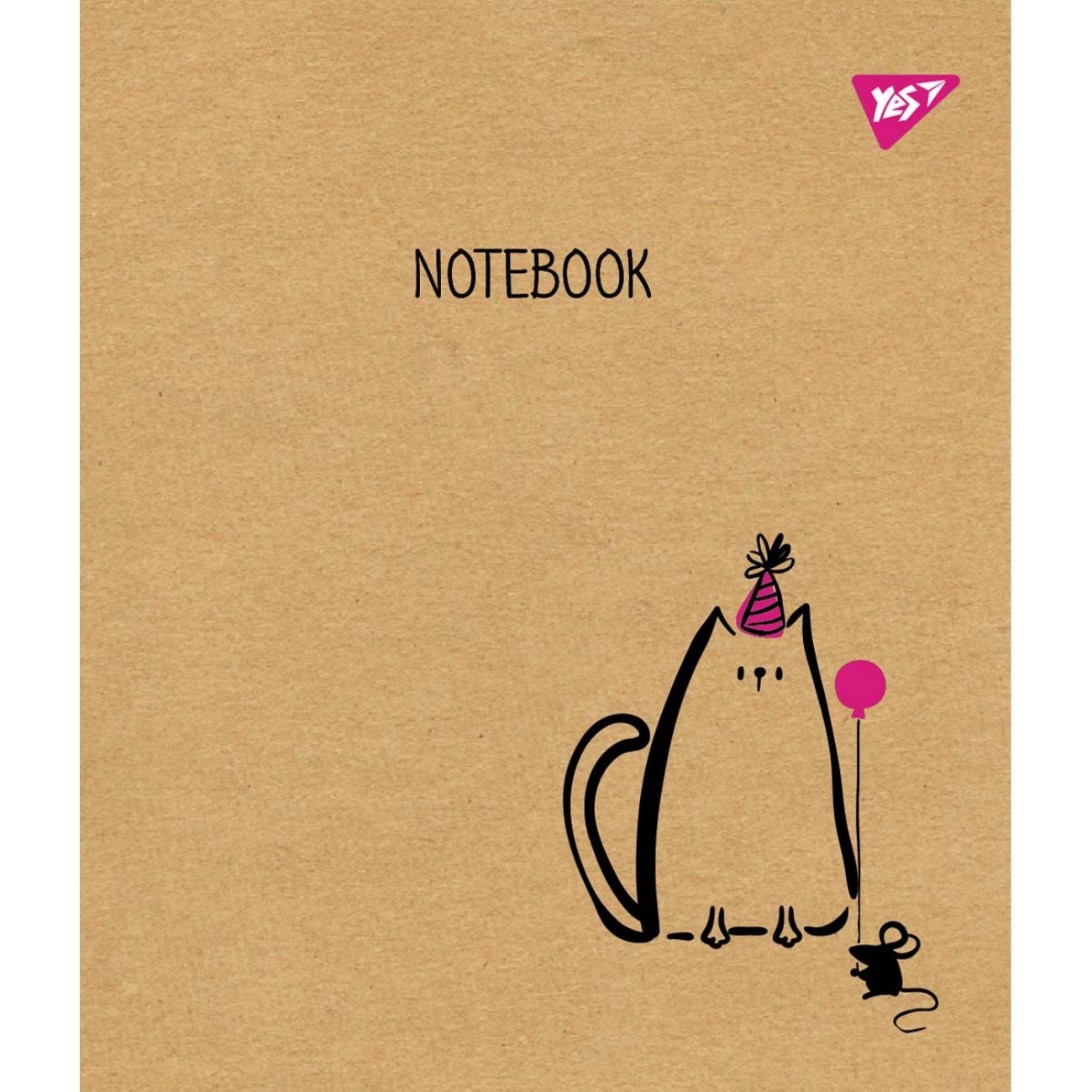 Зошит А5 YES 12арк. лін. крафт,беліла Sketch animal №765070(10)(250) — фото товару | Канцелярський Сад