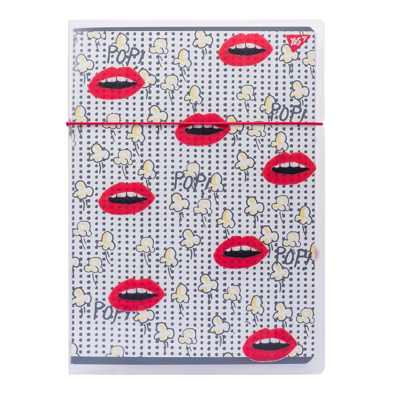 Зошит А4 48арк. кліт. в пласт папці "BBF Popcorn" №764436/Yes/(1)(40) — фото товару | Канцелярський Сад