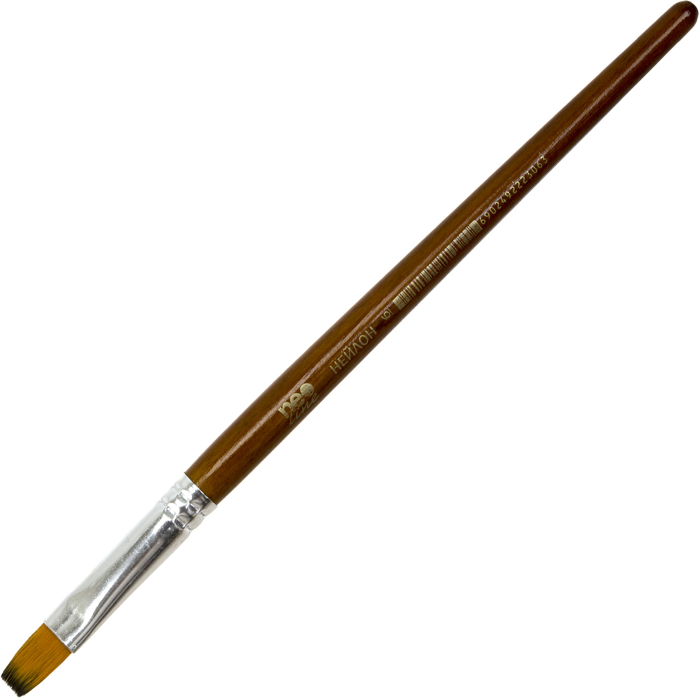 Пензлик "Neo Line" синтетика,плоска №6 №CHNS-2306(1)(50) — фото товару | Канцелярський Сад