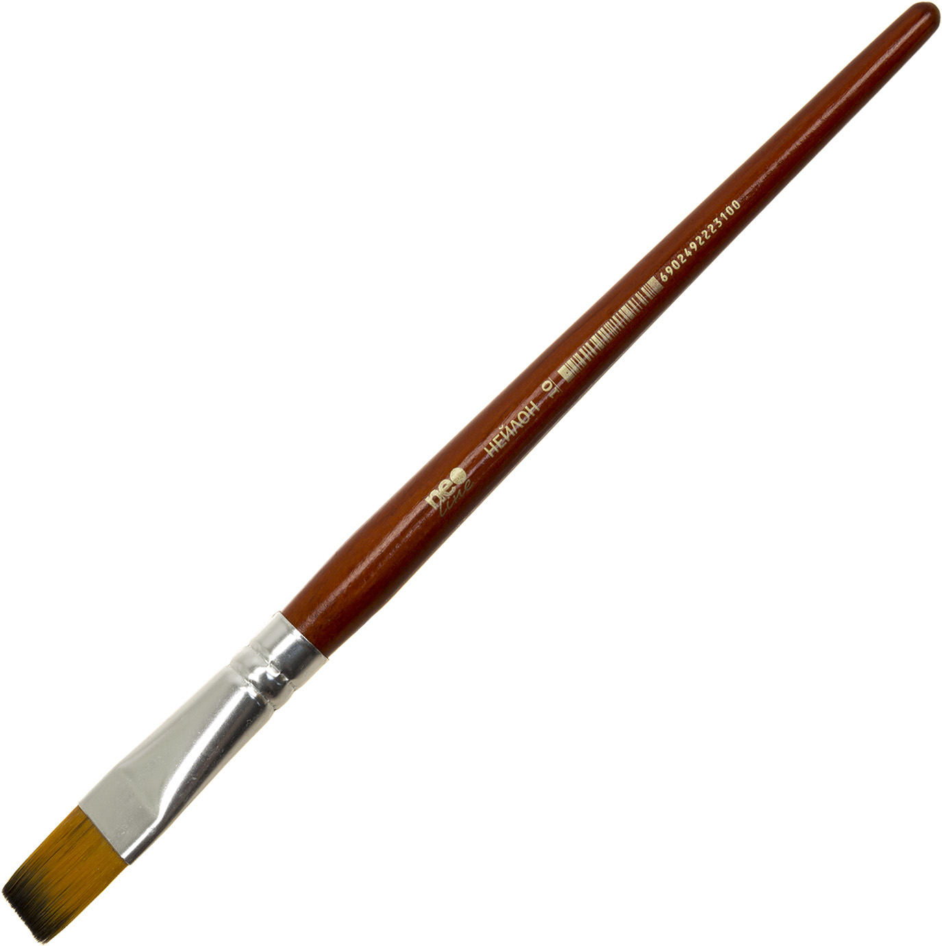 Пензлик "Neo Line" синтетика,плоска №10 №CHNS-2310(1)(50) — фото товару | Канцелярський Сад