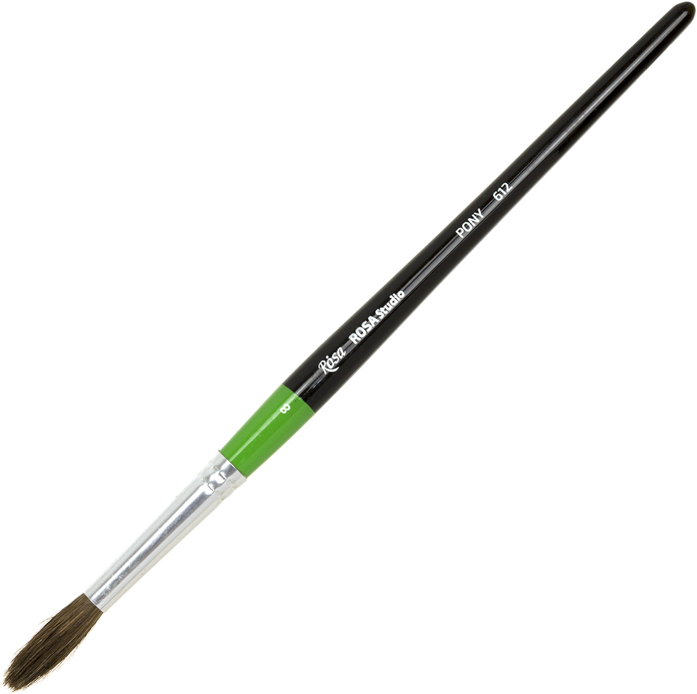 Пензлик худож. "Rosa Studio" поні,кругла №8 к.р. №612/18661208(6) — купити | Канцелярський Сад