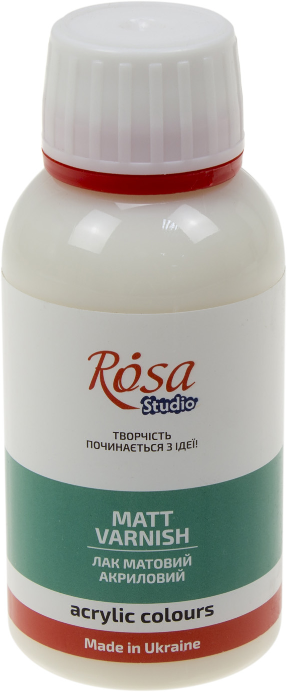 Лак акриловий матовий 120мл "Rosa Studio" №5750010103(15) — фото товару | Канцелярський Сад