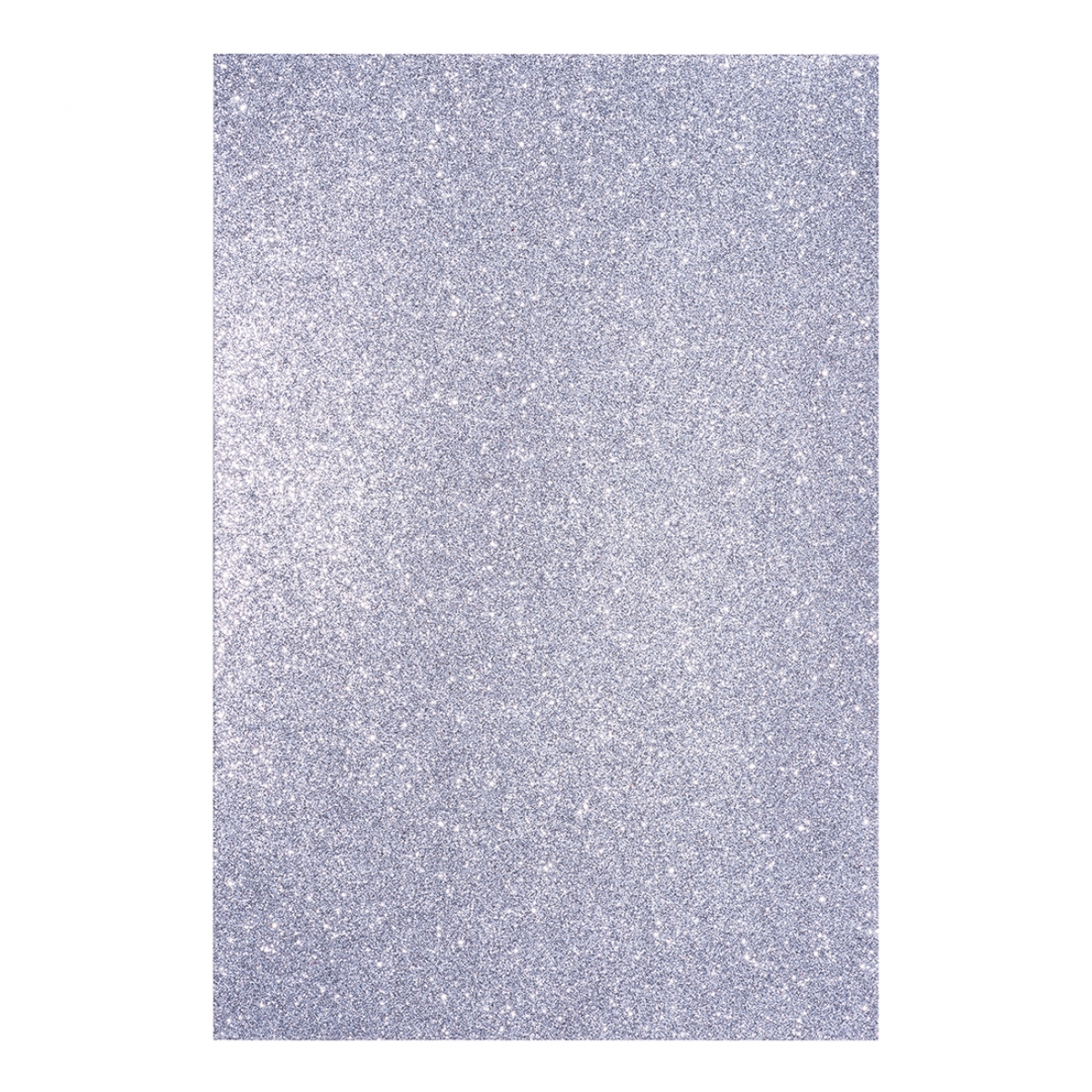 Фоаміран А4 з глітером "Santi" срібний EVA,клейкий №742692(10)(1000) — фото товару | Канцелярський Сад