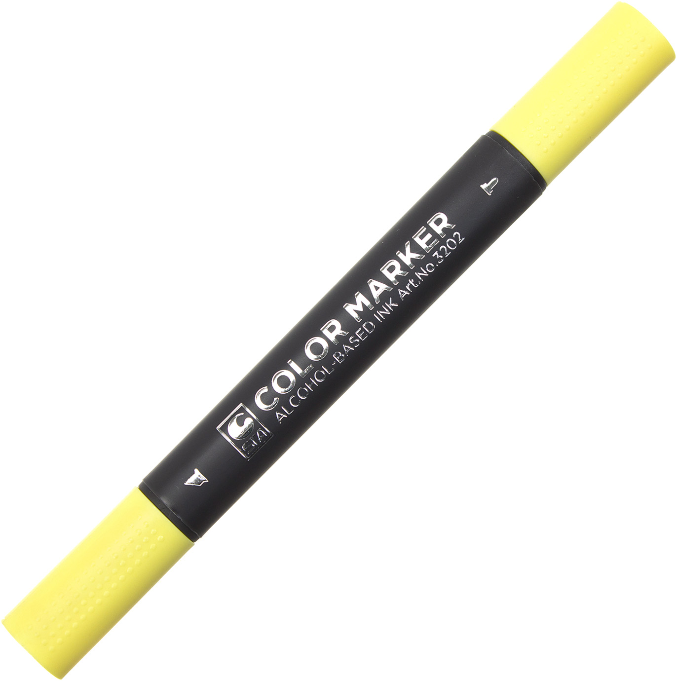 Маркер худож. двостор. "STA" №3202-37 пастельно-жовтий(6) — фото товару | Канцелярський Сад