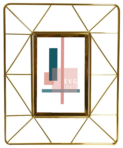 Фоторамка "EVG" Iron 10х15 №LBT56G gold — фото товару | Канцелярський Сад