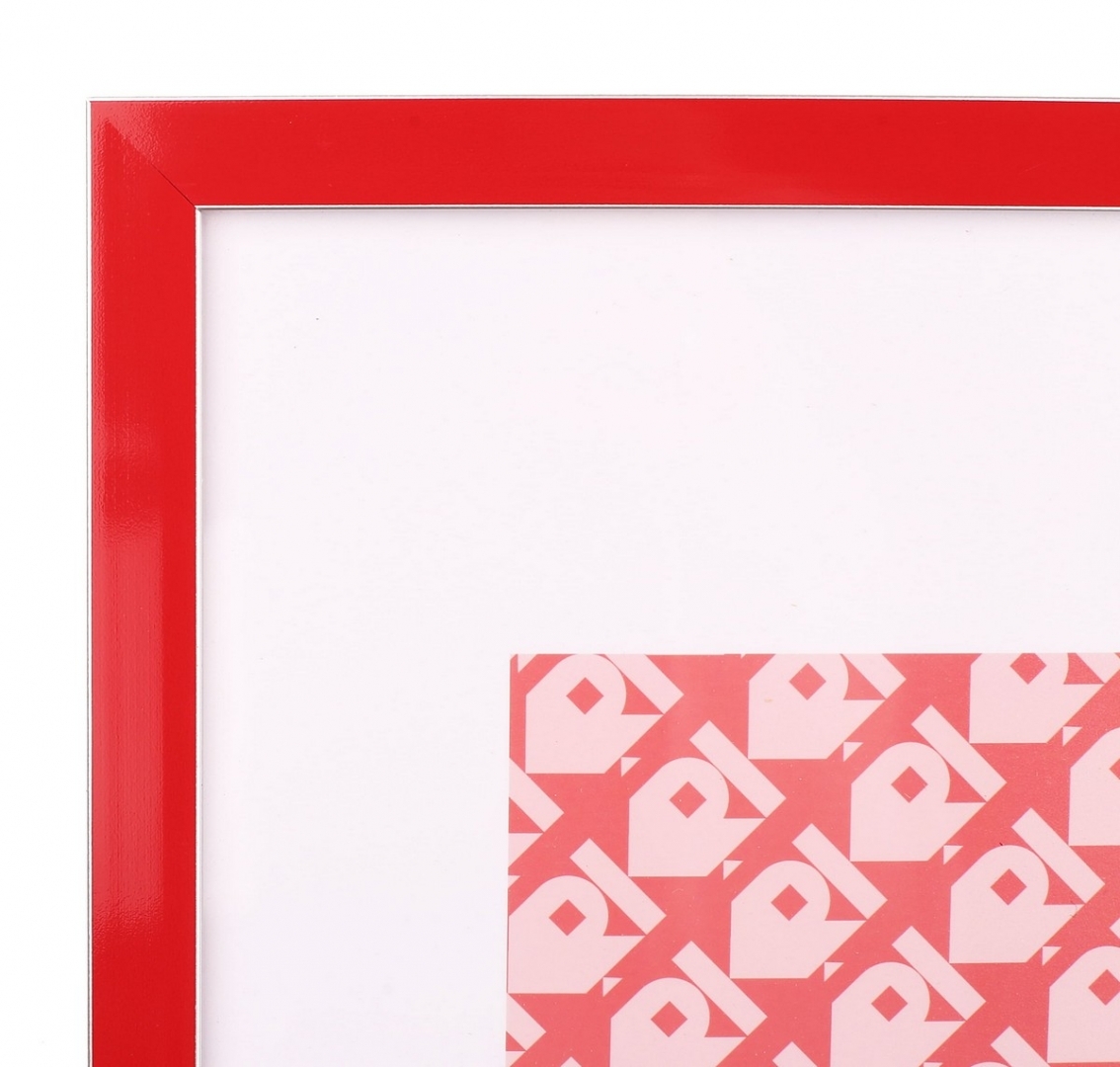 Фоторамка "DL" 15х21 №DL-145 червона з білою окантовкою(24) — фото товару | Канцелярський Сад