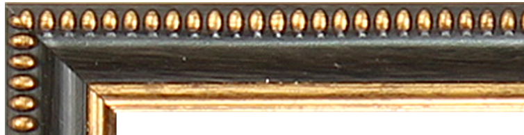 Фоторамка 21х30 №2-059 темний дуб з золотою каймою(19) — фото товару | Канцелярський Сад