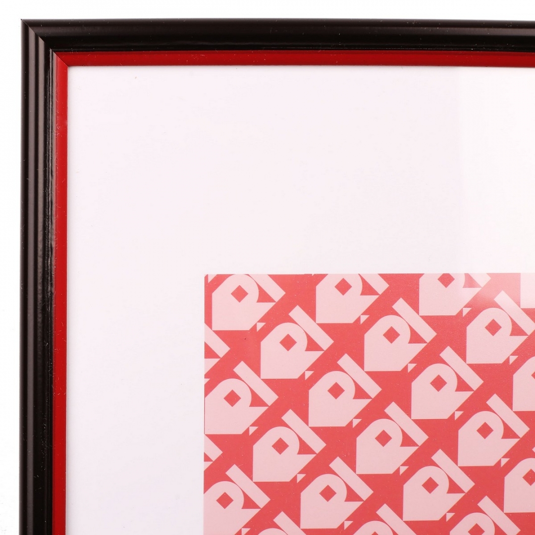 Фоторамка "LA" 21х30 №LA-069 чорна,червона оторочка(20) — фото товару | Канцелярський Сад