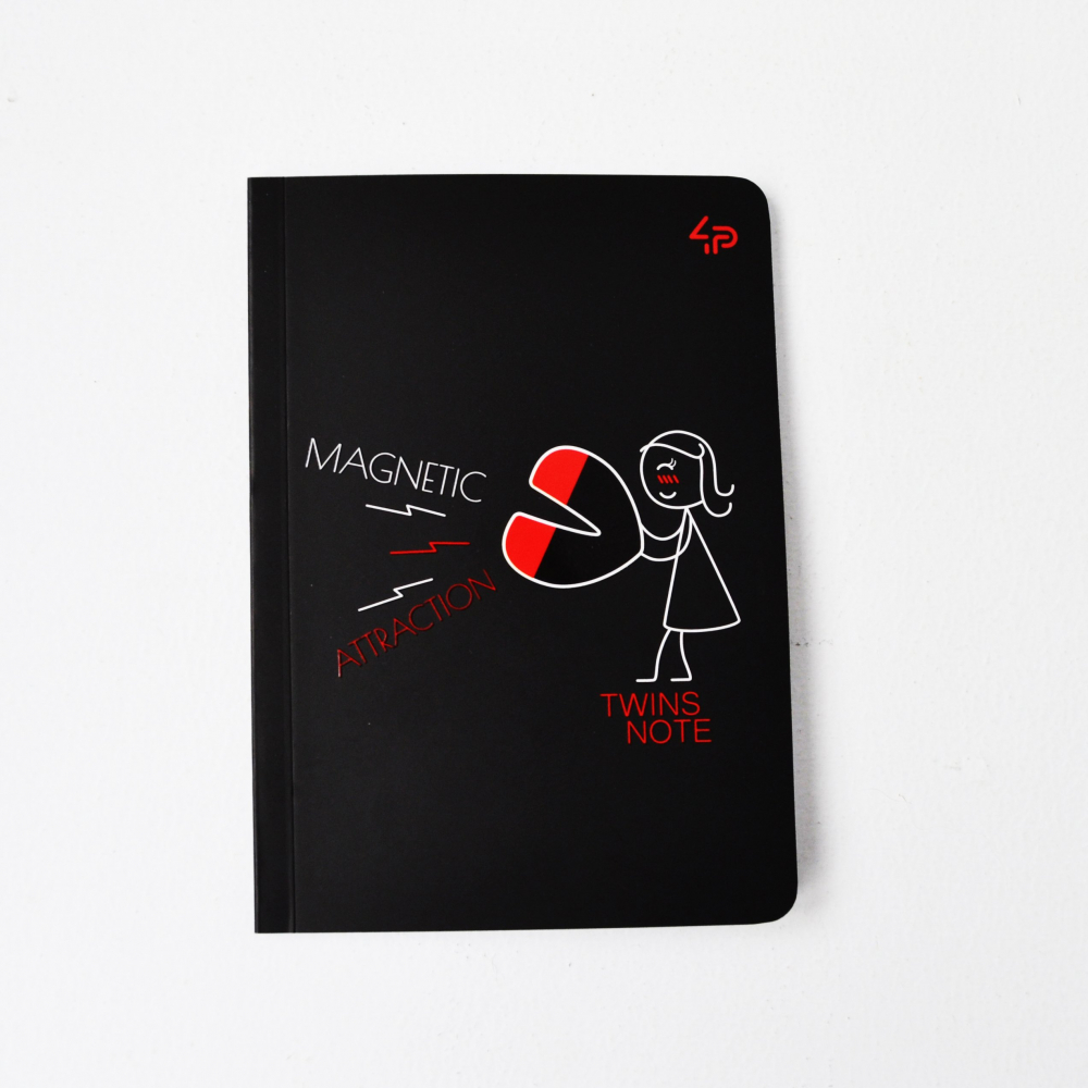 Блокнот А5 40арк. кліт. "Twins series" attracted №4372/Profiplan/(20) — купити | Канцелярський Сад