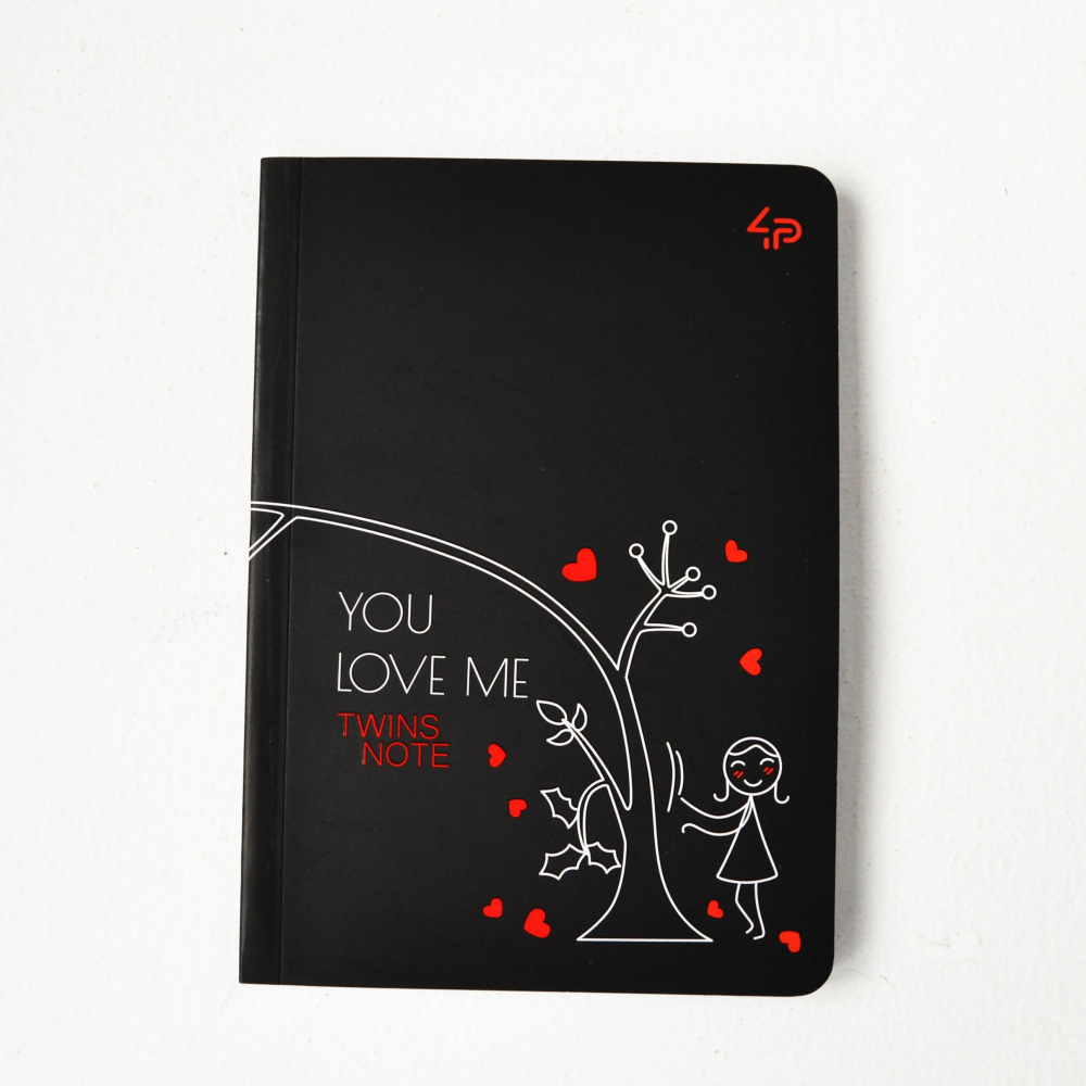 Блокнот А5 40арк. кліт. "Twins series" love you №4389/Profiplan/(20) — фото товару | Канцелярський Сад