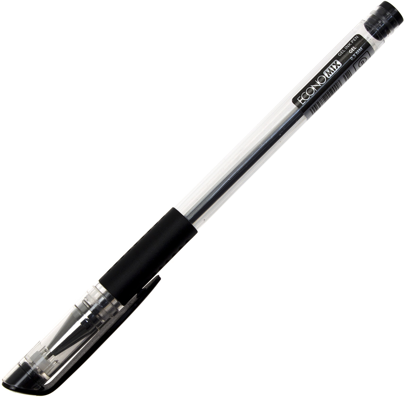 Ручка гел. "Economix" №E11901-01 Gel 0.5мм чорна(12)(144) — фото товару | Канцелярський Сад