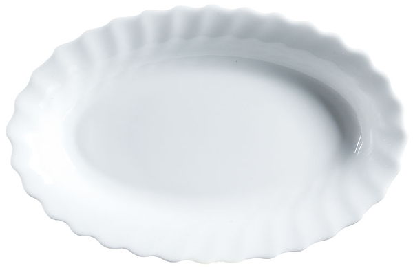 Тарілка скло "Luminarc.Trianon" 22см овал. №H4126/31188(6)(24) — фото товару | Канцелярський Сад