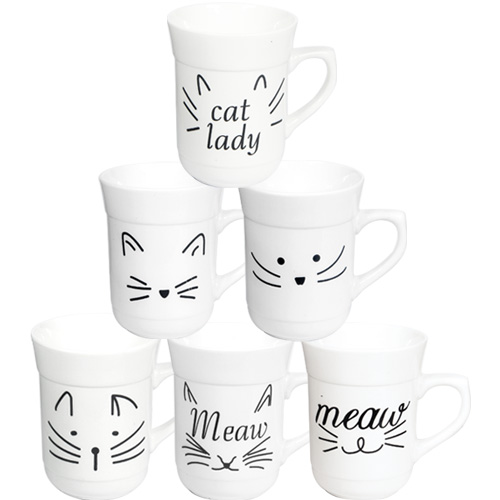 Чашка керам. 220мл "Вусики" №212-1/S&T/(12)(72) — фото товару | Канцелярський Сад