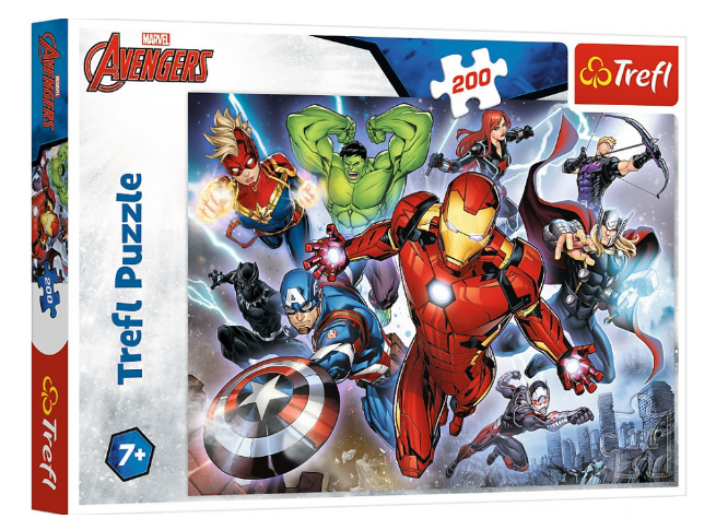 Пазли Trefl 200ел. Месники.Дісней Марвел №13260(12) — фото товару | Канцелярський Сад