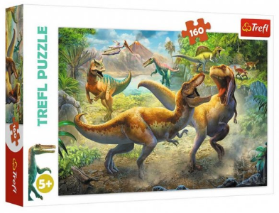 Пазли Trefl 160ел. Битва Тиранозаврів №15360 — фото товару | Канцелярський Сад