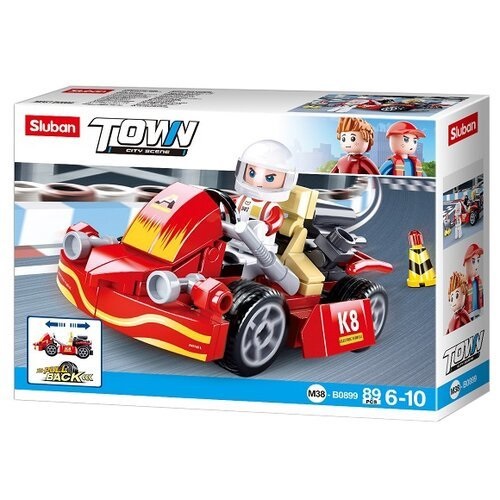 Конструктор "Sluban" Піт-стоп,фігурка,89дет в кор-ці,19,5х14,5х4,5см №M38-B0899(72) — фото товару | Канцелярський Сад