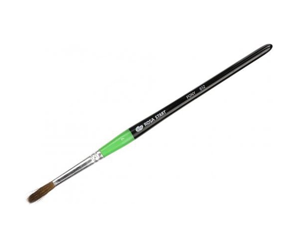 Пензлик худож. "Rosa Studio" поні,кругла №7 к.р. №612/18661207(6) — купити | Канцелярський Сад