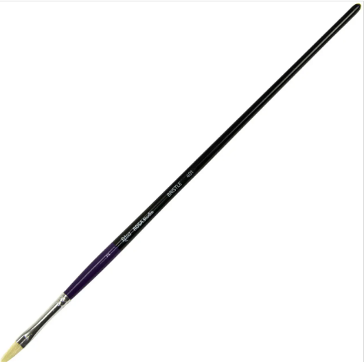 Пензлик худож. "Rosa Studio" щетина,плоский №2 д.р. №401/18640102(6) — фото товару | Канцелярський Сад