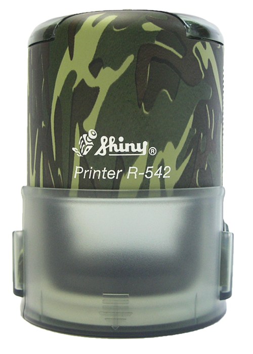 Оснастка автоматична для печ. пласт. d-42мм Shiny №R-542 (зелена) — купити | Канцелярський Сад