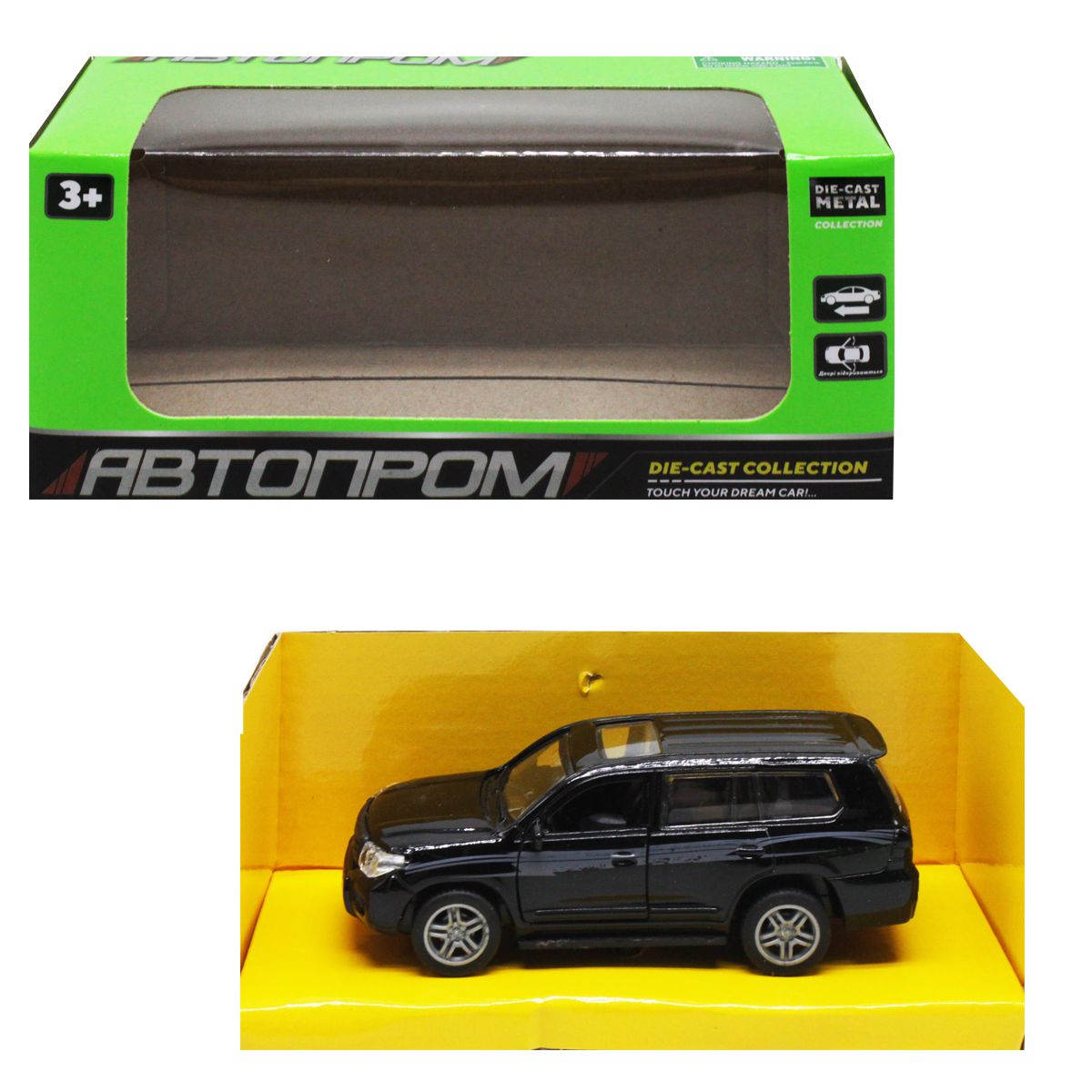 Машина метал. "Автопром" (1:32),відчин. двері,в кор-ці,16х7х7см №3616(48)(96) КІ — фото товару | Канцелярський Сад