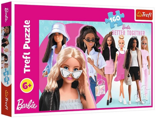 Пазли Trefl 160ел. Разом краще. Барбі №15419(12) — фото товару | Канцелярський Сад
