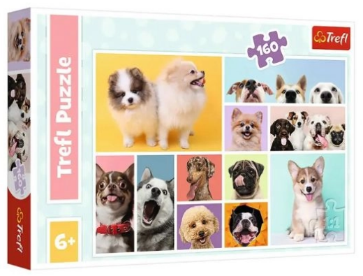 Пазли Trefl 160ел. Дружба песиків №15412 — фото товару | Канцелярський Сад