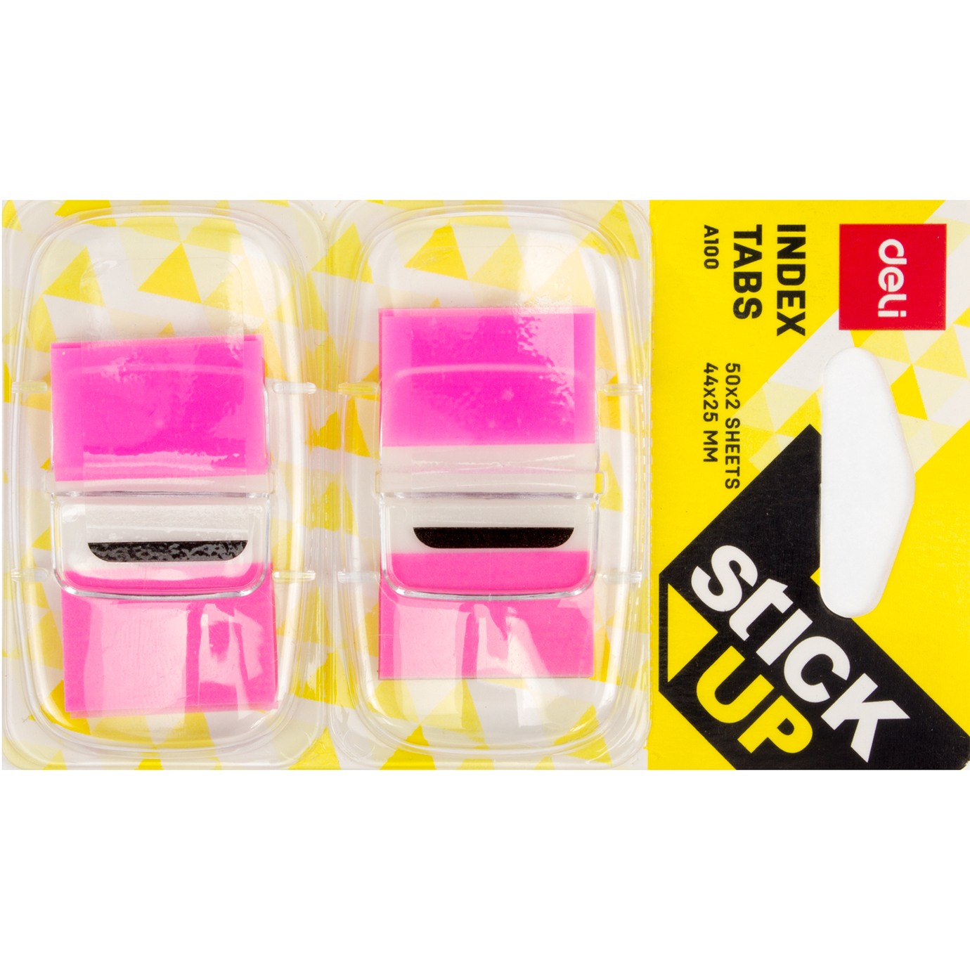 Розділювач сторінок "Deli" пласт. №EA10001 50арк. 2шт 25х44мм мікс(24) — купити | Канцелярський Сад