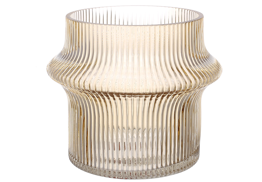 Ваза скло "Cosmic" h-16см,коричневий №591-381/Bonadi/(12) — купити | Канцелярський Сад