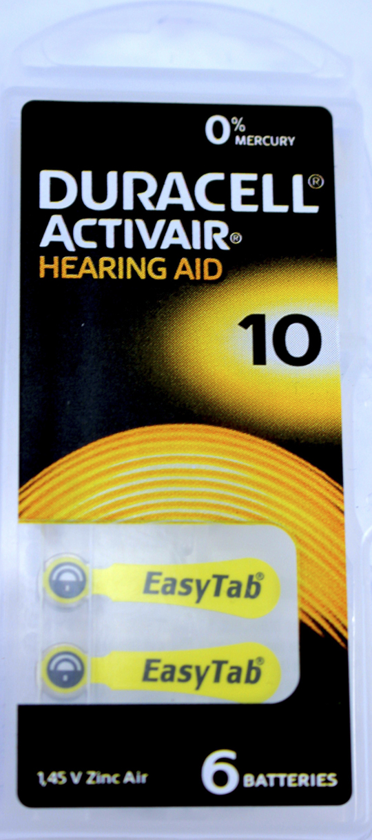 Батарейка Duracell Zinc Air HA10/6bl(6)(60) — фото товару | Канцелярський Сад