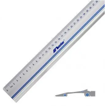 Лінійка алюм. для різання 70см "Leniar" №S2/30353 — фото товару | Канцелярський Сад
