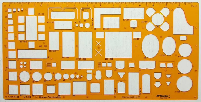 Лінійка архітектурна (меблева) 1:50 "Leniar" №10305 — фото товару | Канцелярський Сад