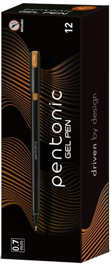 Ручка гел. "Linc" №420420 Pentonic 0,7мм помаранчева(12) — фото товару | Канцелярський Сад