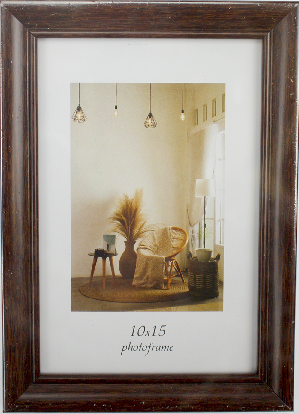 Фоторамка "Elite" 10х15 №MK-109 темно-коричнева(24) — купити | Канцелярський Сад