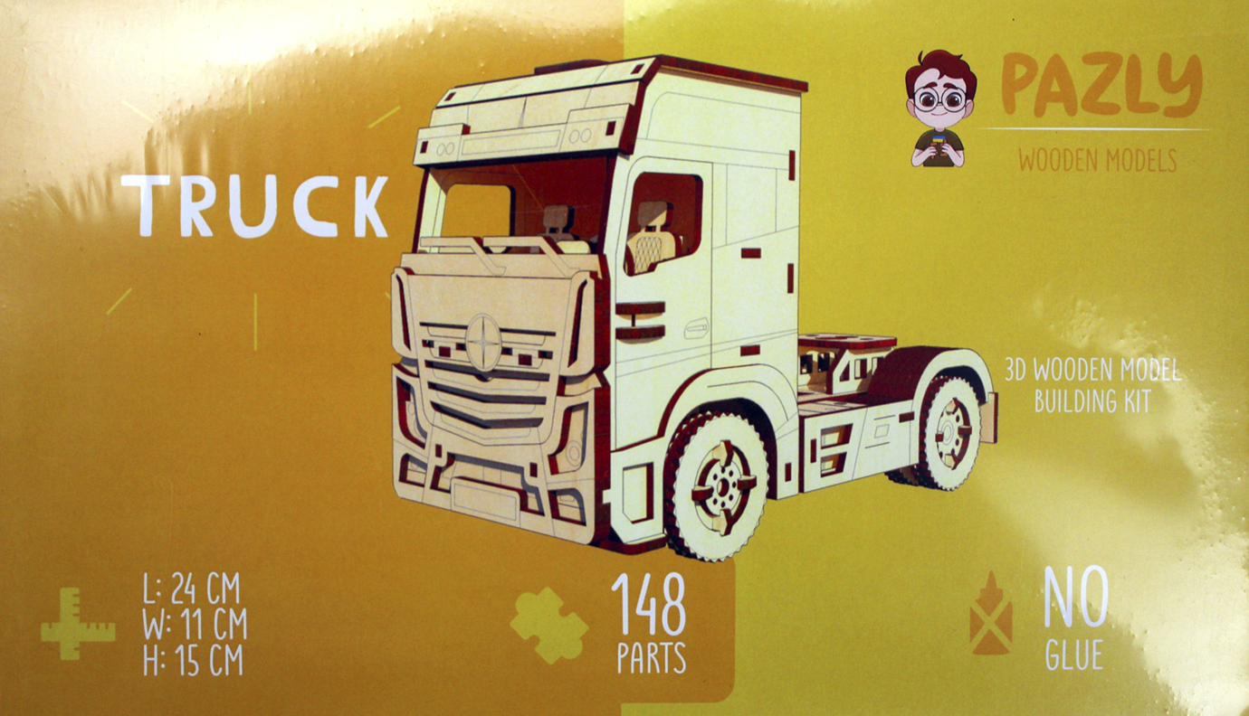 Іграшка дерев'яна Конструктор "Вантажівка" 148ел №OPZ-0010 Handy Games — купити | Канцелярський Сад