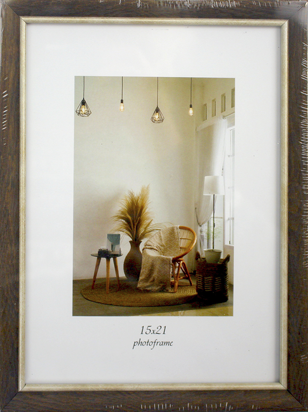 Фоторамка "Elite" 15х21 №MK-107 темно-коричнева(22) — фото товару | Канцелярський Сад