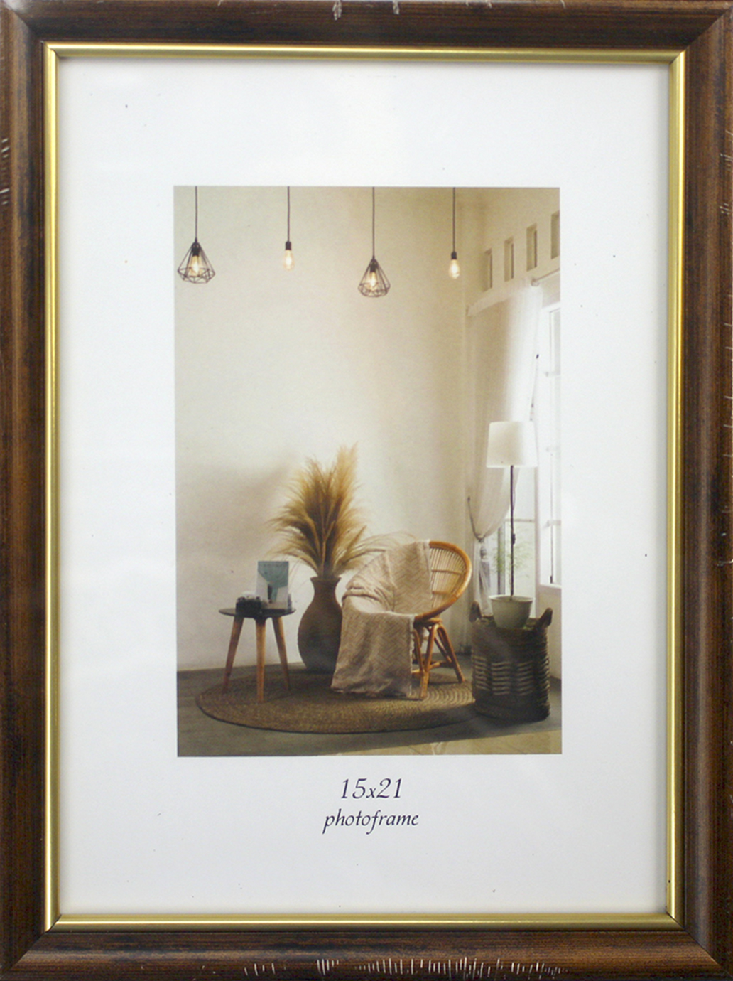 Фоторамка "Elite" 15х21 №MK-116 бронза,золота оторочка(22) — фото товару | Канцелярський Сад